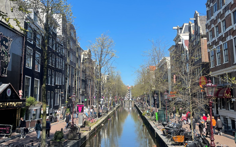 Distrito da Luz Vermelha em Amsterdã