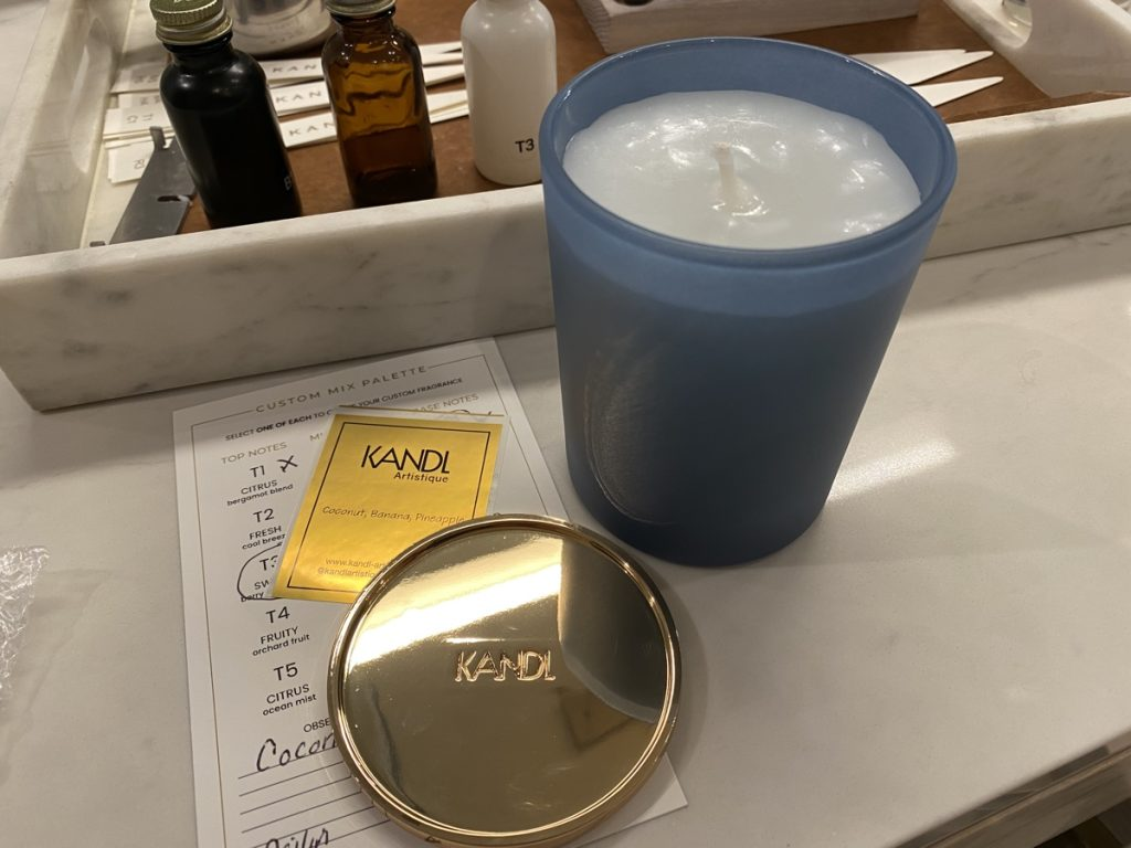 Curso de fabricação de velas em Kandl em Toronto, Canadá